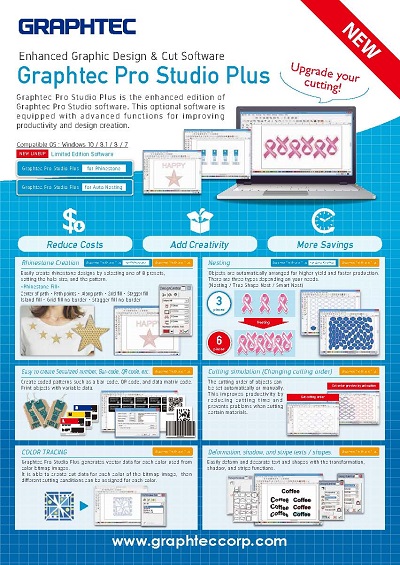 Graphtec Pro Studio Plus 英文版產品目錄